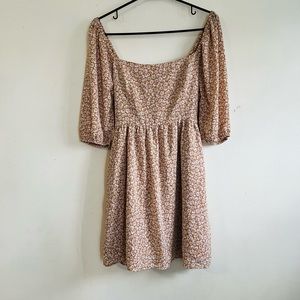 Floral Cottage core Baby Doll Floral Dress Forever 21